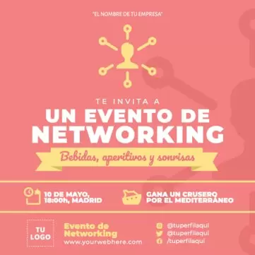 Edita un folleto de networking