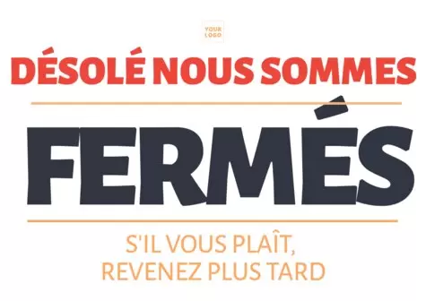 Modifier un panneau Ouvert / Fermé