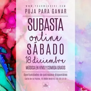 Edita un diseño para una subasta