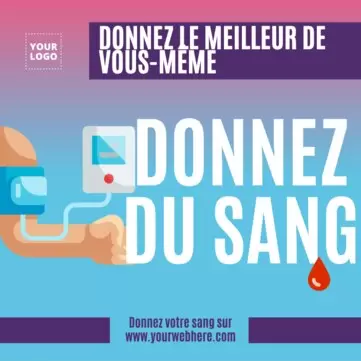 Modifier un modèle de collecte de sang