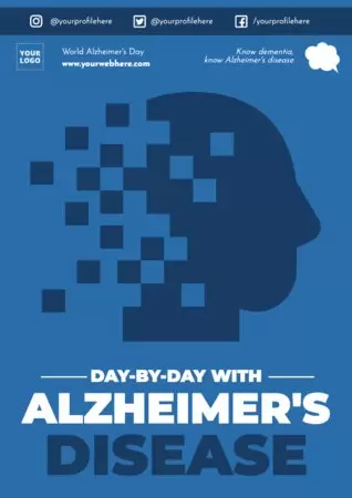 Edit an Alzheimer's Day banner