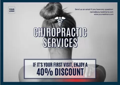 Edit a design for chiropractic services