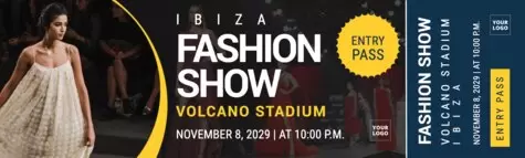 Bearbeite eine Fashion Show Vorlage