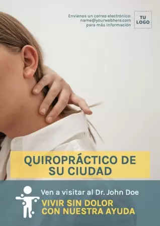 Edita un diseño para quiroprácticos