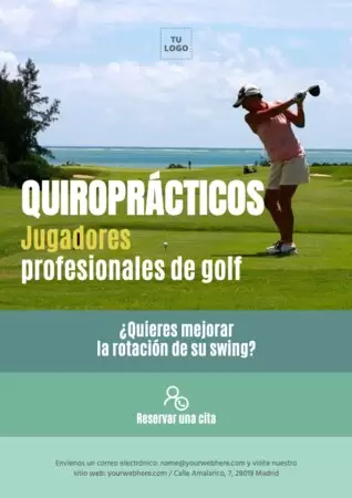 Edita un diseño para quiroprácticos