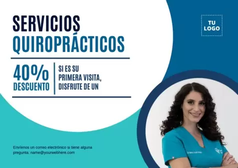 Edita un diseño para quiroprácticos