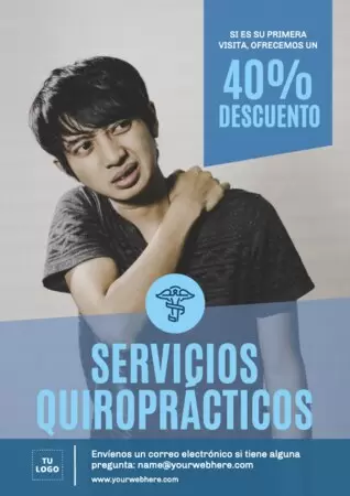 Edita un diseño para quiroprácticos