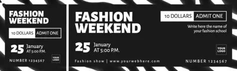 Bearbeite eine Fashion Show Vorlage