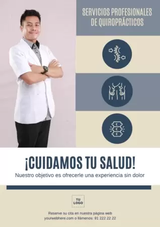 Edita un diseño para quiroprácticos