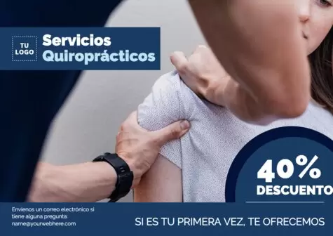 Edita un diseño para quiroprácticos