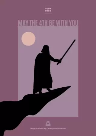 Edit a Star Wars Day banner