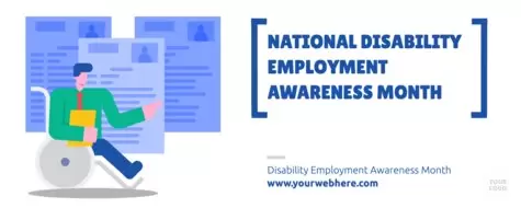 Edit a banner for Disability Month