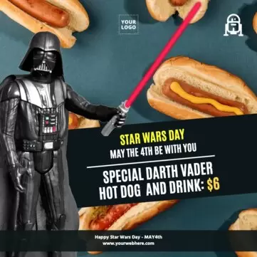 Editar um cartaz do Star Wars