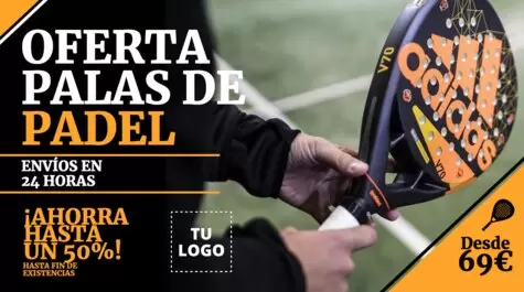 Edita un banner de Pádel