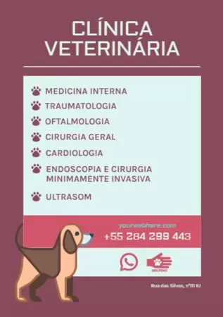 Edite uma imagem de veterinária