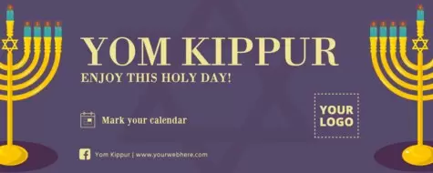 Edit a Yom Kippur poster