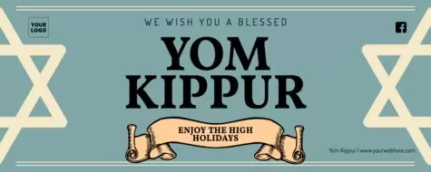 Edit a Yom Kippur poster
