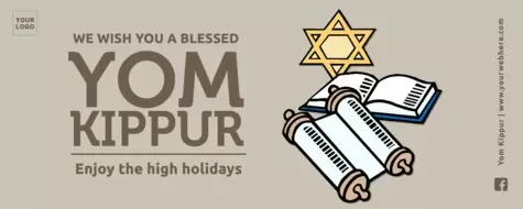 Edit a Yom Kippur poster