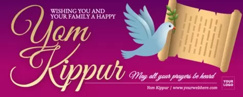 Edit a Yom Kippur poster