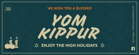 Edit a Yom Kippur poster