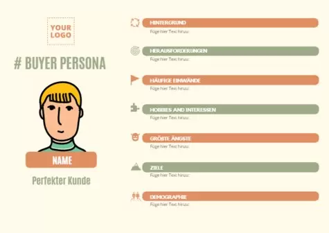 Bearbeite ein Buyer Persona Template