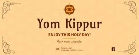 Edit a Yom Kippur poster