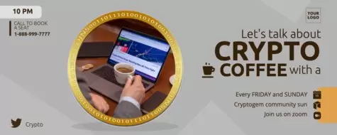 Edit a crypto flyer template