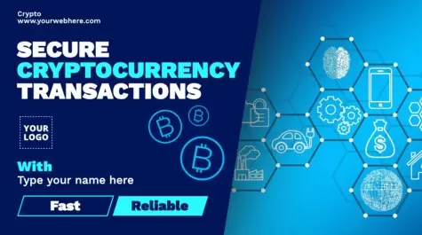 Edit a crypto flyer template