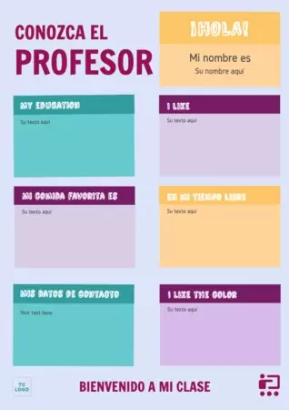 Edita un diseño de Conoce a tu Profesor