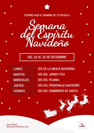 Edita un banner de Spirit Week