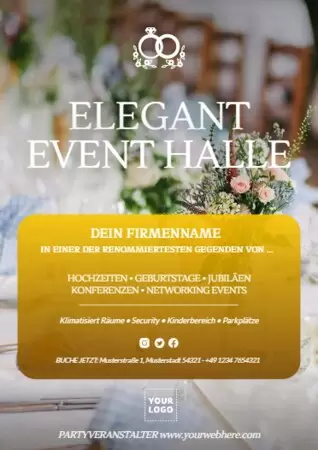 Bearbeite einen Flyer