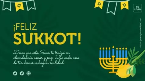 Edita un banner de Sucot