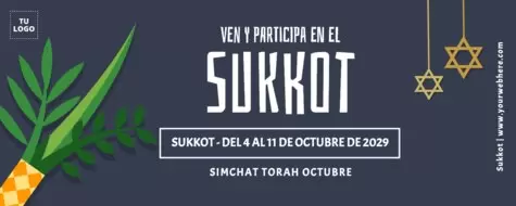 Edita un banner de Sucot