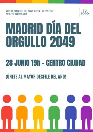 Edita flyers del Día de Salir del Armario