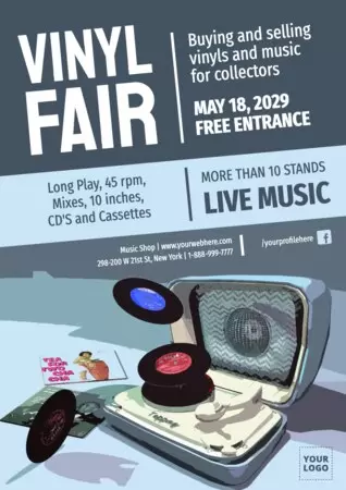 Edit a Music Store template