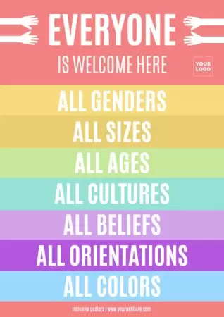 Edit an inclusive poster