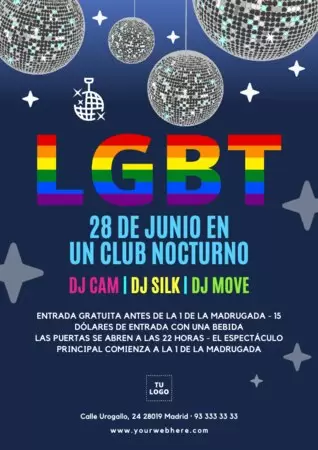 Edita flyers del Día de Salir del Armario