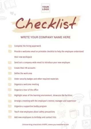 Edita un modello di checklist