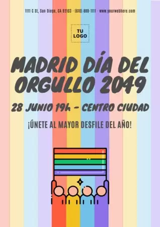 Edita flyers del Día de Salir del Armario