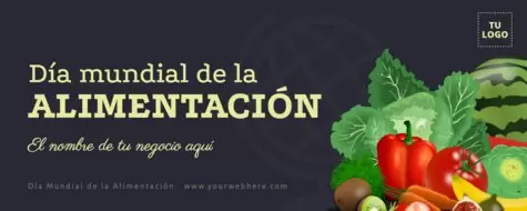 Edita un banner del Día de la Alimentación