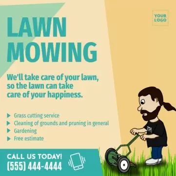 Edit a lawn care template