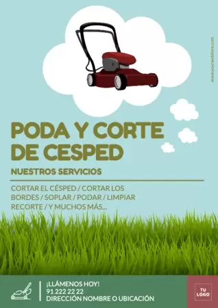 Editar una plantilla de jardinería
