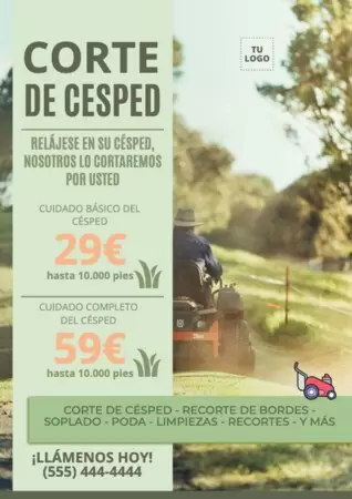 Editar una plantilla de jardinería