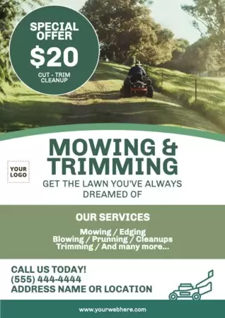 Edit a lawn care template