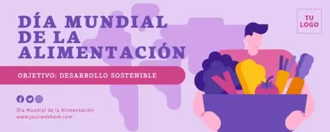 Edita un banner del Día de la Alimentación