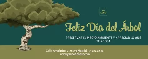 Edita un diseño del Día Mundial del Árbol