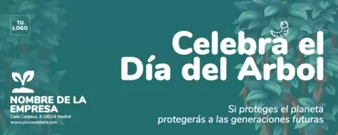 Edita un diseño del Día Mundial del Árbol