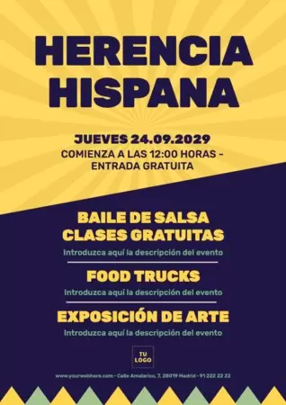  Edita una plantilla de Herencia Hispana