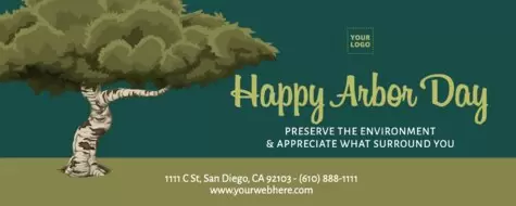Edite um design do Dia Mundial da Árvore 