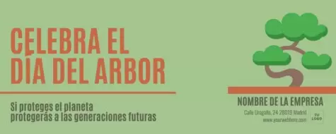 Edita un diseño del Día Mundial del Árbol
